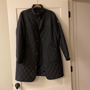 Eddie Bower quilted knee length jacket